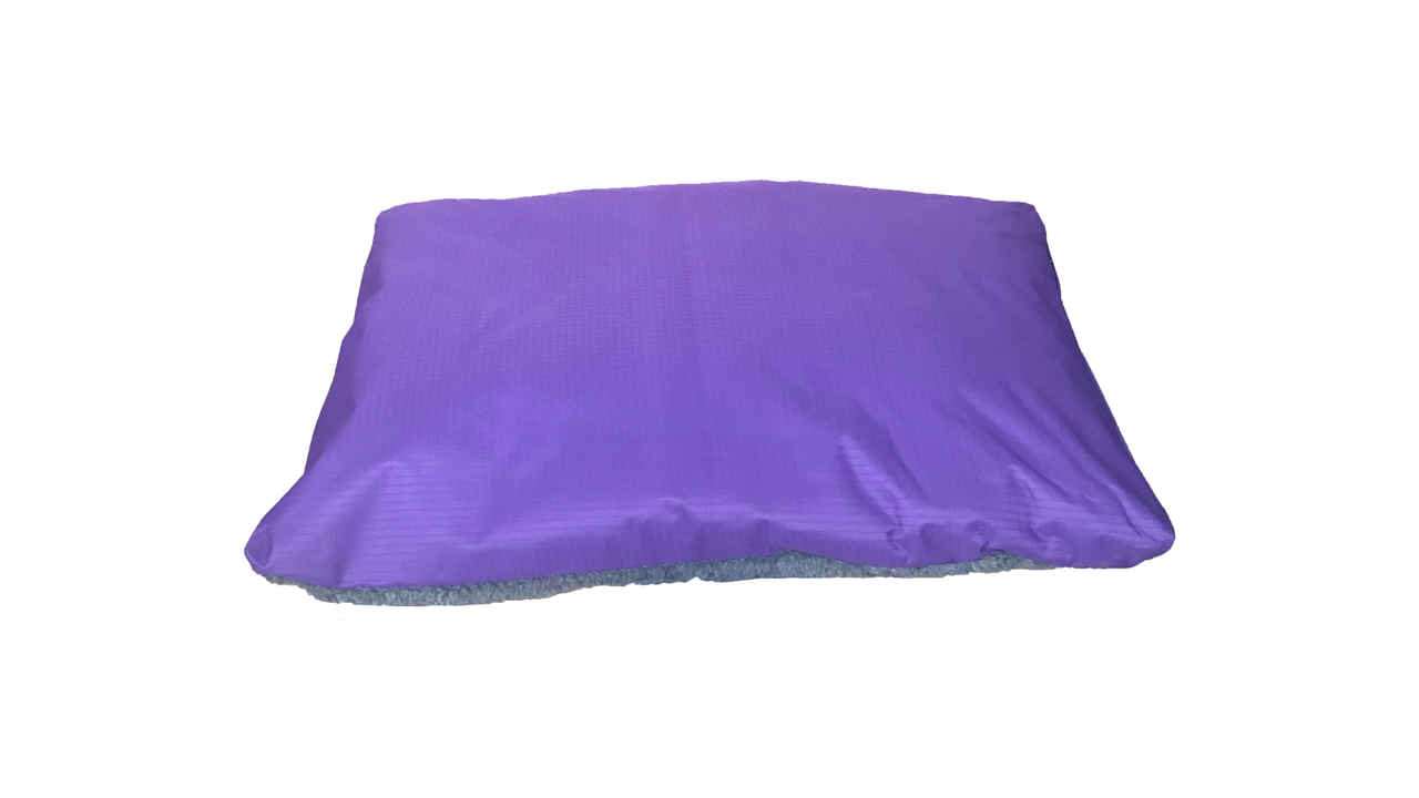 Rectangle Bed - dark grey/purple