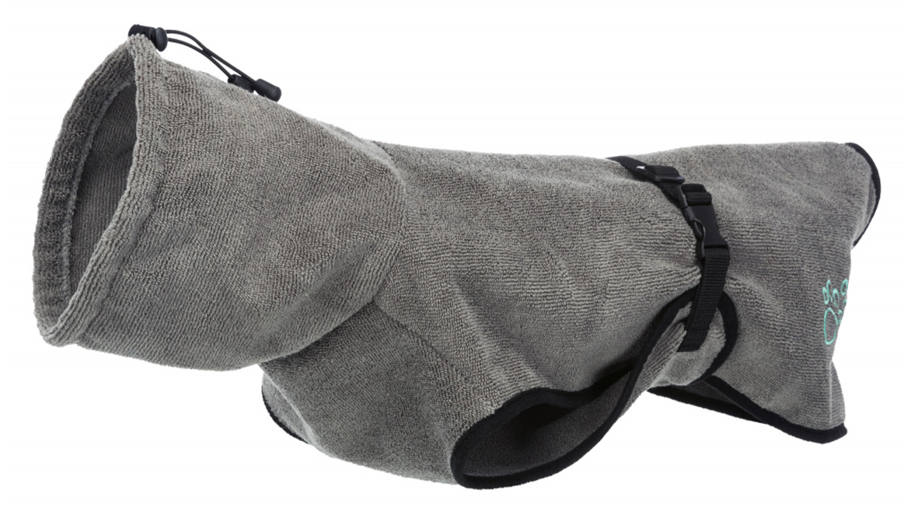 Bathrobe for Dogs Grey