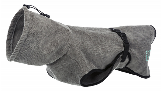 Bathrobe for Dogs Grey