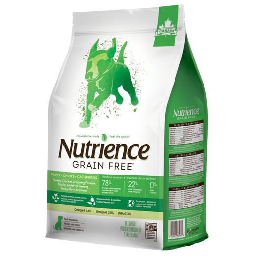 Nutrience Grain Free Turkey, Chicken & Herring - Puppy 2.5kg