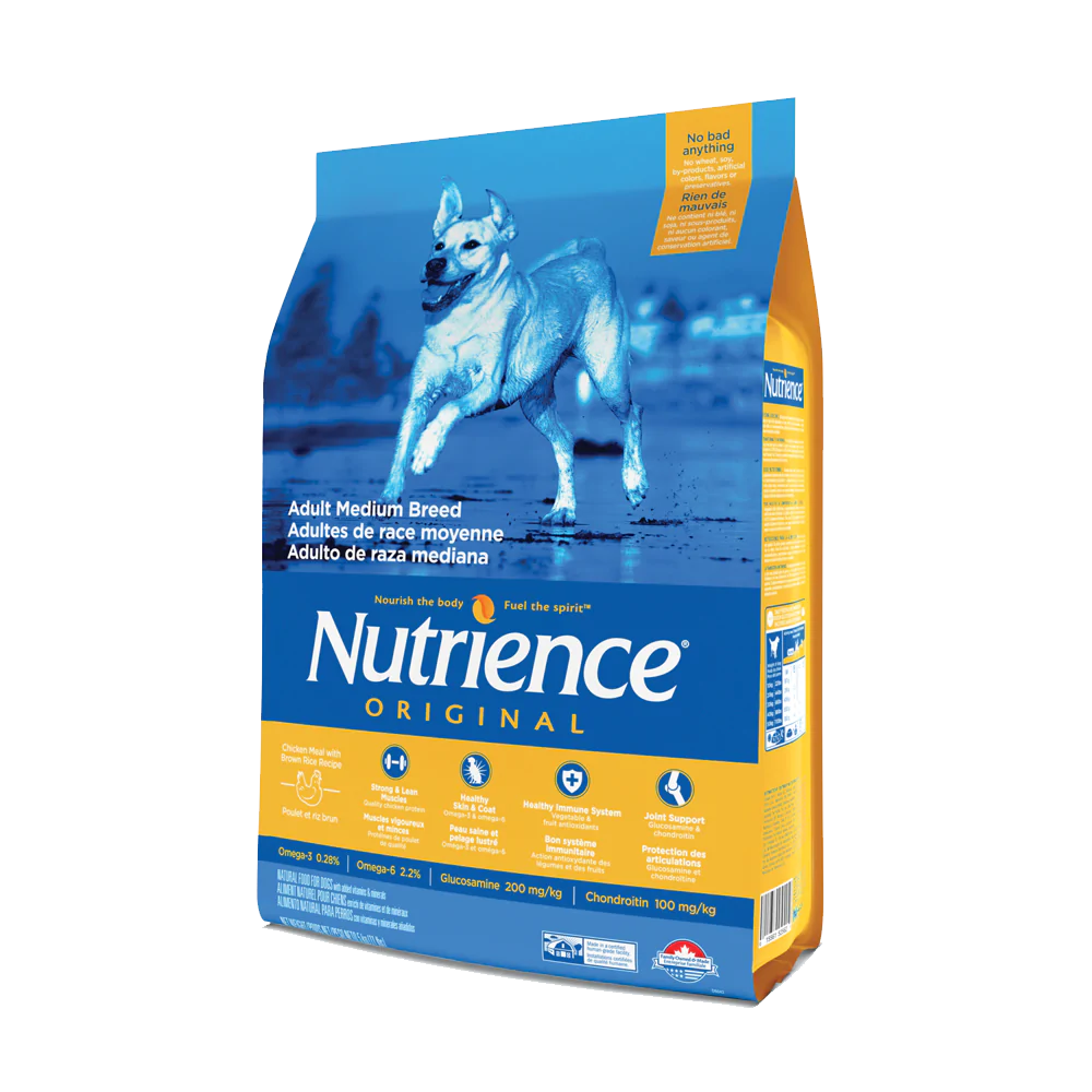 Nutrience Original Chicken & Brown Rice Dog - Medium Breed
