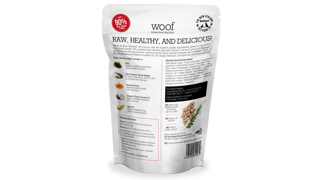 Woof Wild Venison 50g
