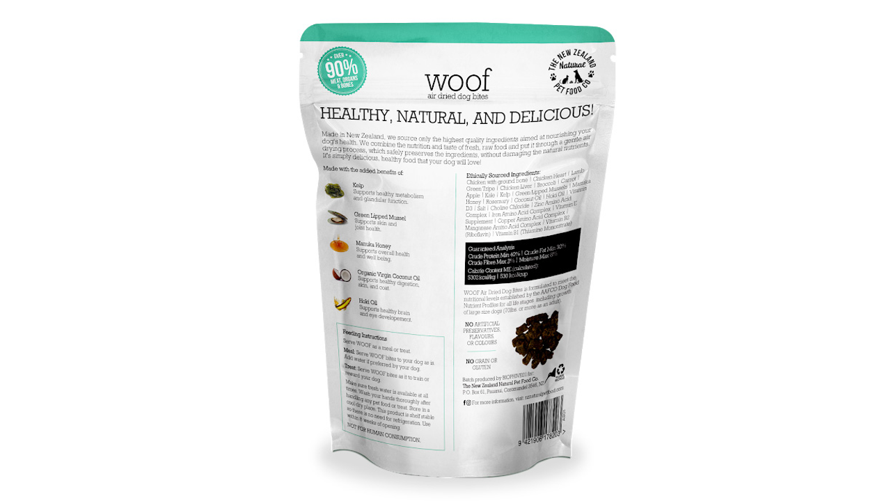Woof Air Dried Chicken 100g