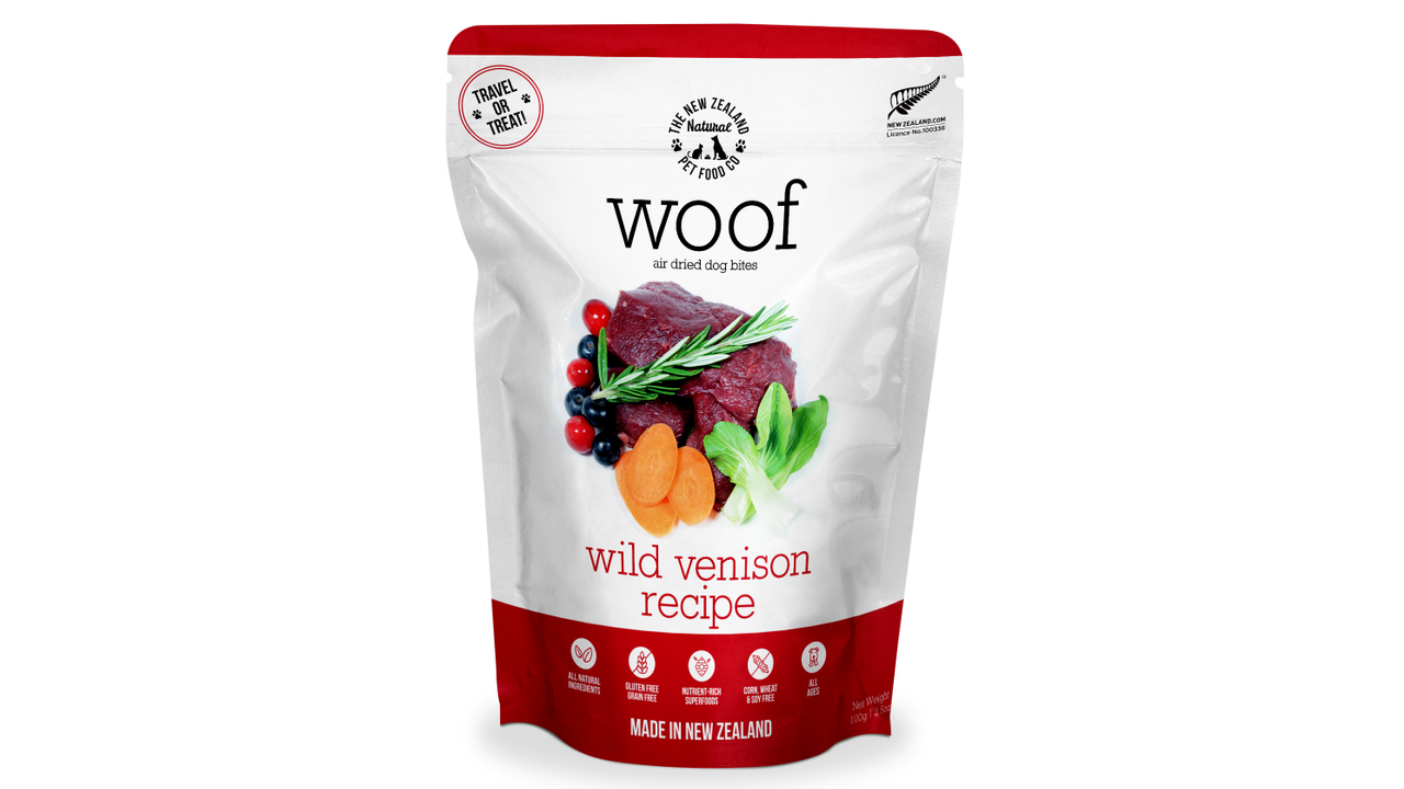Woof Air Dried Venison 100g