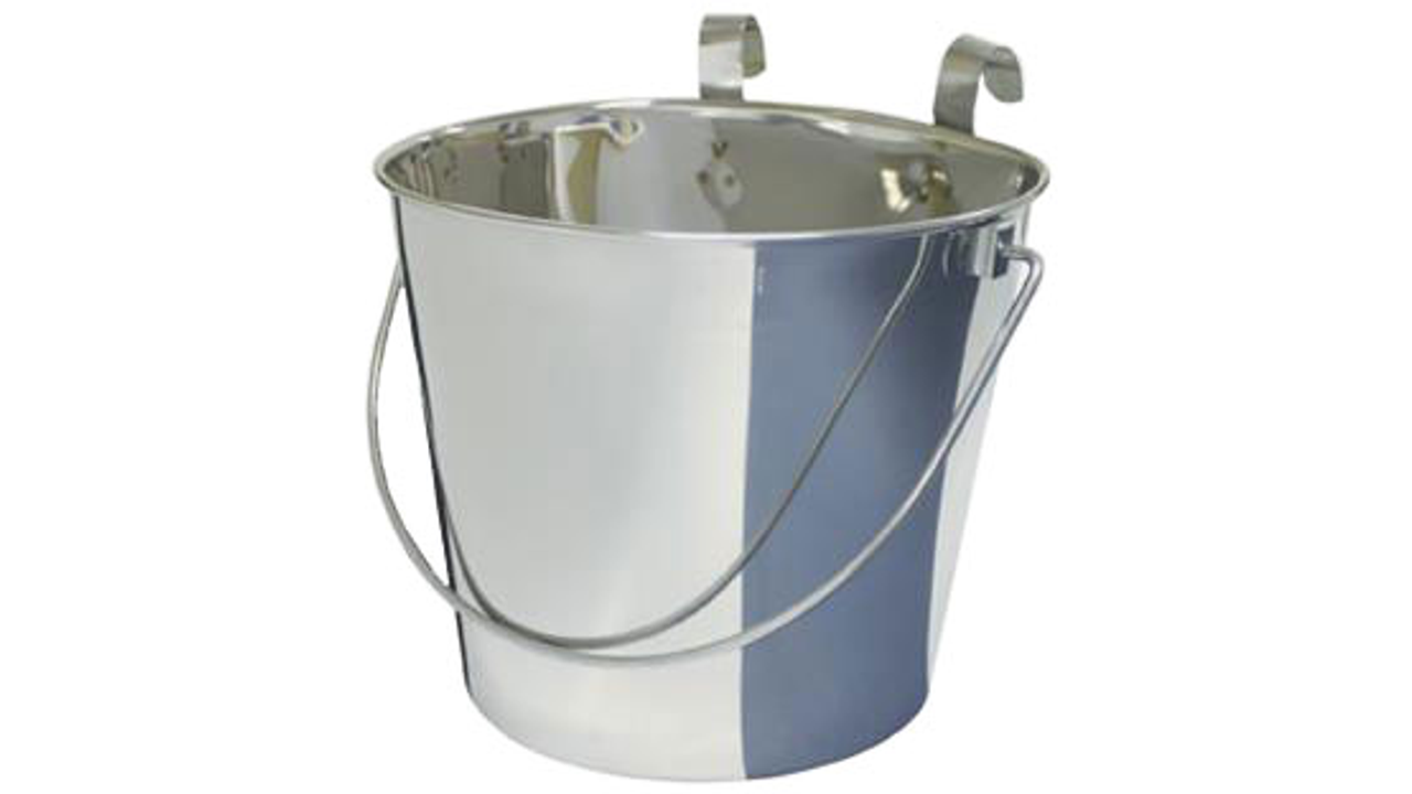 Bucket Flat Sided with Handle ^3.4L