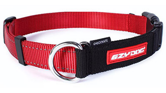 ED Collar Checkmate RED