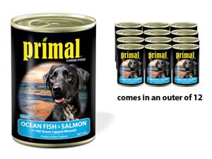 Primal Dog Food Ocean Fish and Salmon