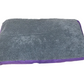 Rectangle Bed - dark grey/purple